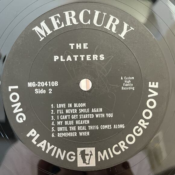 The Platters Remember When? Vinyl LP 1959 Mono Mercury MG-20410 - Picture 7 of 10